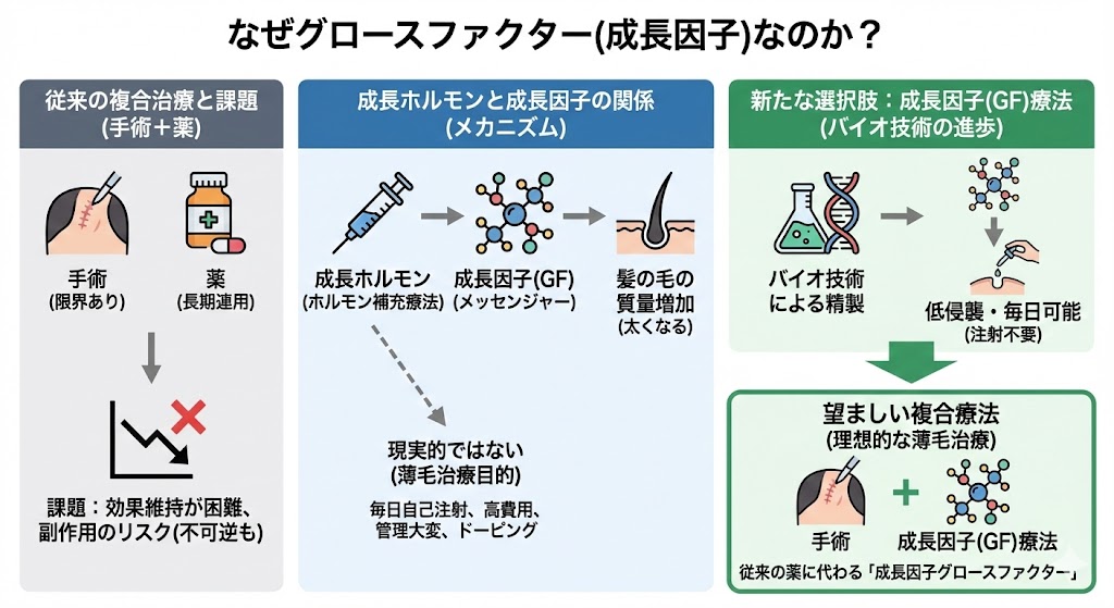 なぜグロースファクター(成長因子)なのか?
